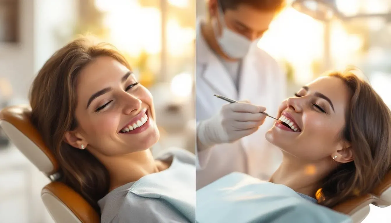 dentista pode fazer antes e depois